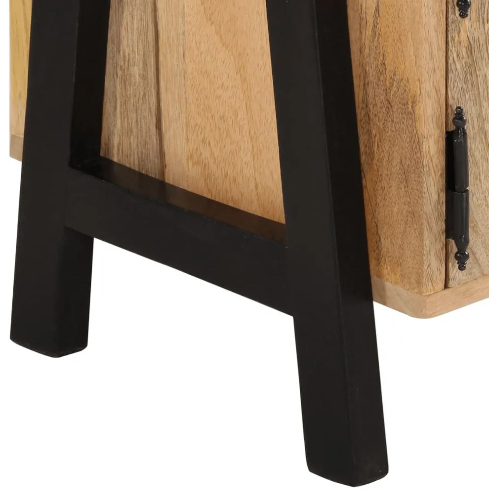 tömör mangófa TV-szekrény 110x35x40 cm
