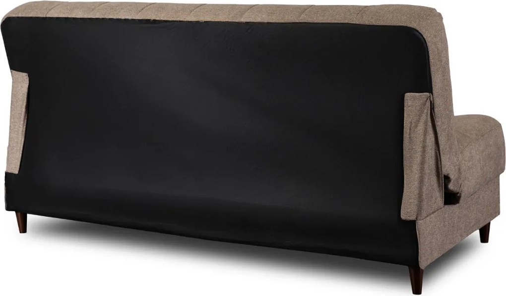 2 db-os szett, ágyazható kanapé barna színben NEPAL