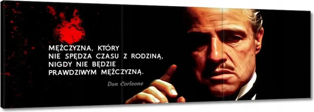 Festmények 60x20 Don Vito Corleone