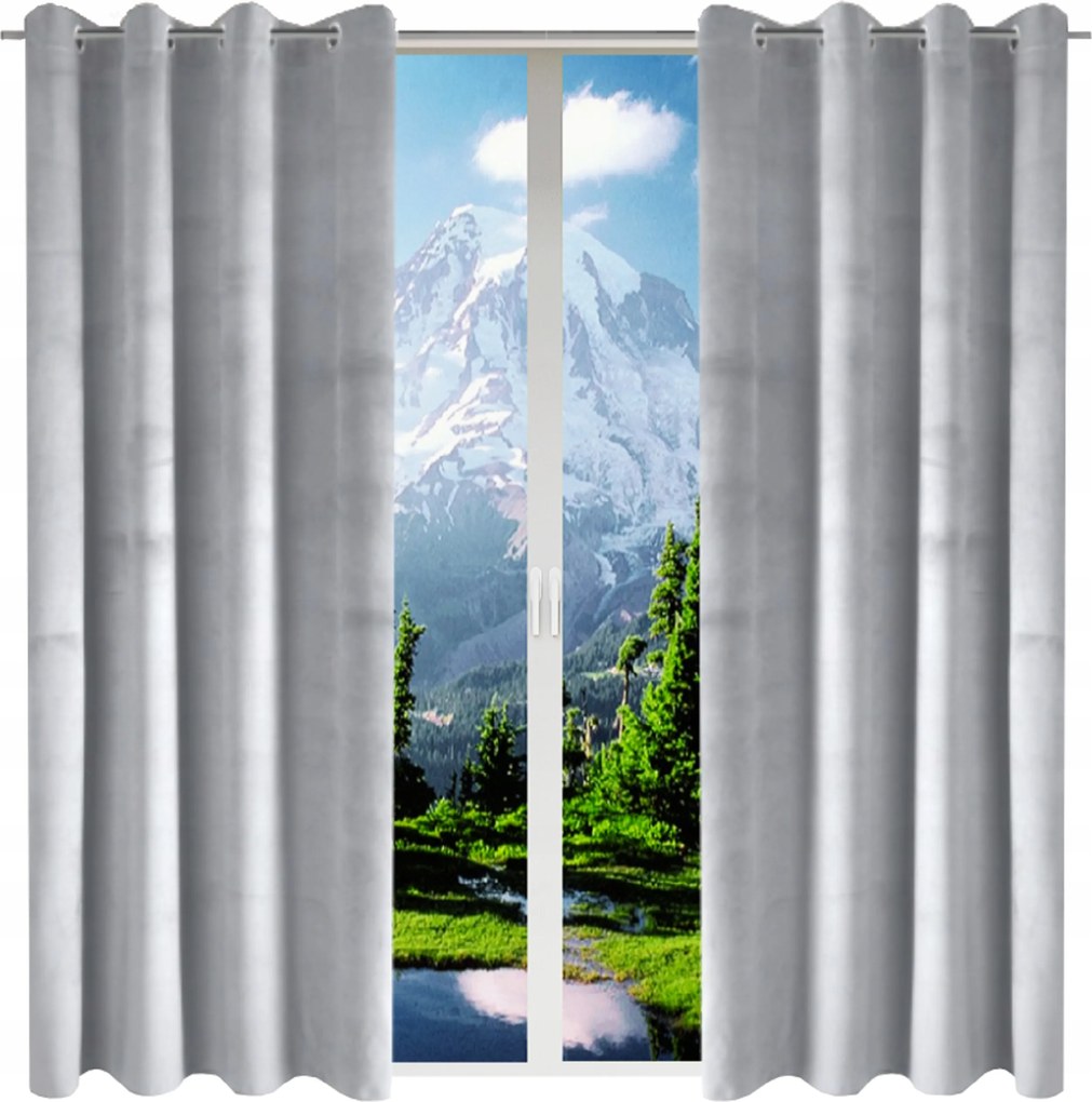 Velúr függöny kész 140x240 függöny szett nappaliba