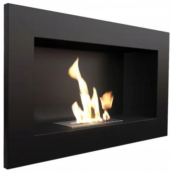 Beépíthető BIO kandalló GOLF 37,4x64,8 cm, 1 kW, fekete