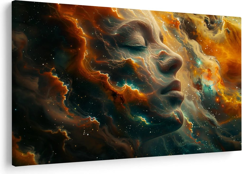 Kép - Arc az űrben (90x60 cm)