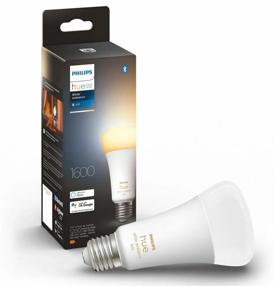 LED Dimmelhető izzó Philips Hue WHITE AMBIANCE E27/13W/230V 2200-6500K