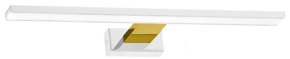 Milagro LED Fürdőszobai tükörvilágítás SHINE LED/13,8W/230V IP44 fehér/arany MI1819