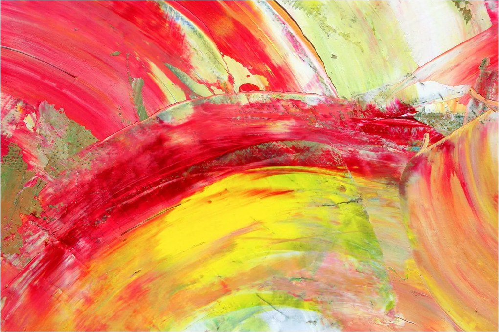 Absztrakció kép - festmény (90x60 cm)