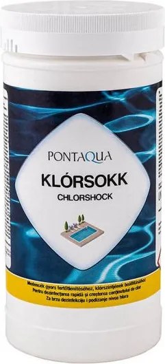 Klórsokk medencevíz fertőtlenítő 20 g-os tabletta, 1 kg