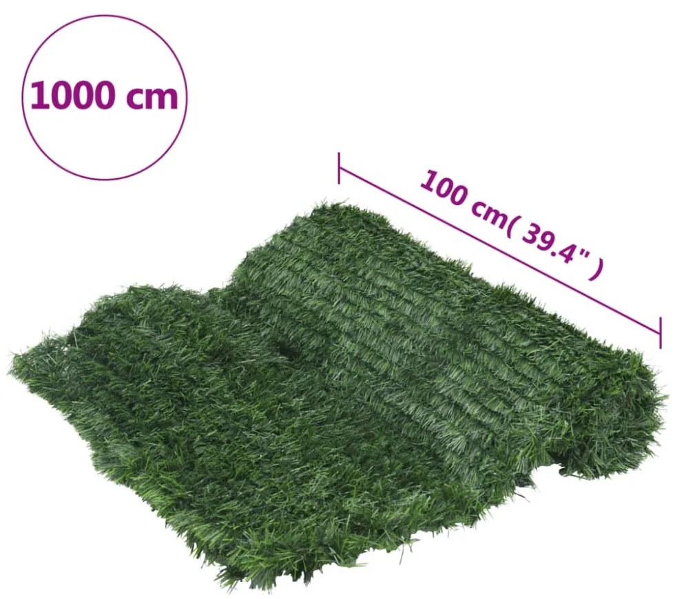 zöld műfűkerítés 1 x 10 m