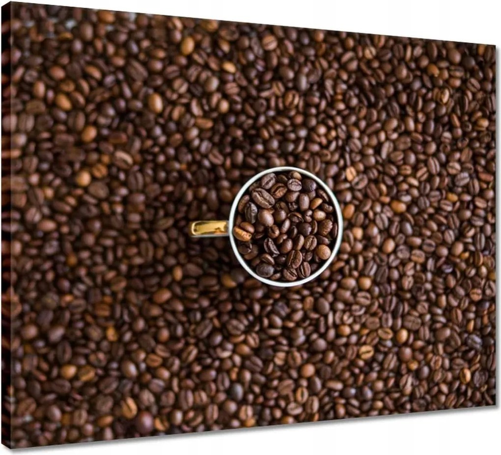 Vászonkép 50x40 Kávébabok