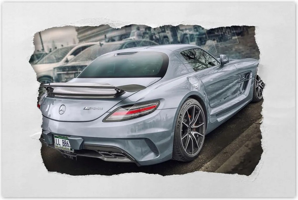 Poszterek 60x40 Mercedes-Benz Amg Sls