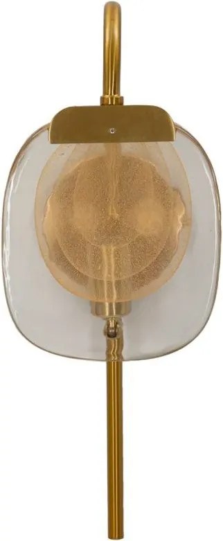 Aranyszínű üveg fali lámpa Softy – Mauro Ferretti
