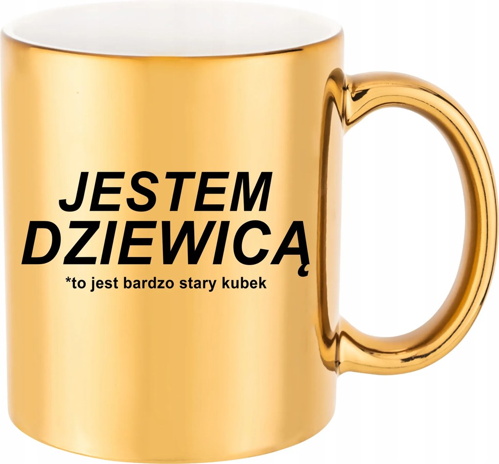 Arany Bögre Szűz Vagyok vicces Születésnapi Ajándék Karácsony Csomagolás