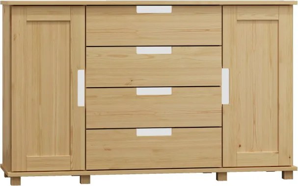 Max 2 ajtós 4 fiókos NEV komód 120x80