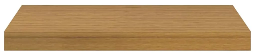 vidaXL Falpolc Falra szerelhető 4 pcs Bézs 50 x 23,5 x 4 cm Faanyag