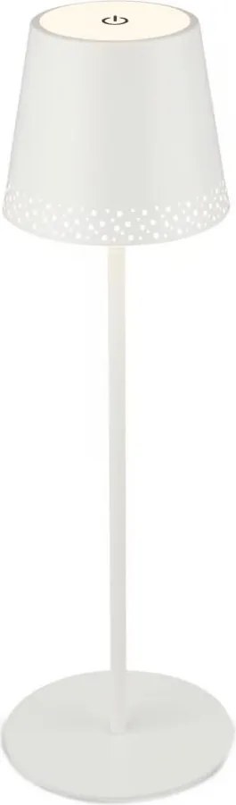 Brilo - KIKI újratölthető érintős LED asztali lámpa LED/2,6W/5V IP44 2600 mAh fehér