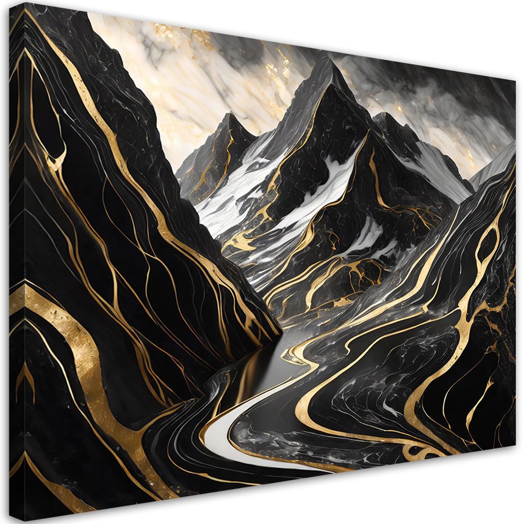 Gario Vászonkép Glamour absztrakt hegyei Méret: 100 x 70 cm
