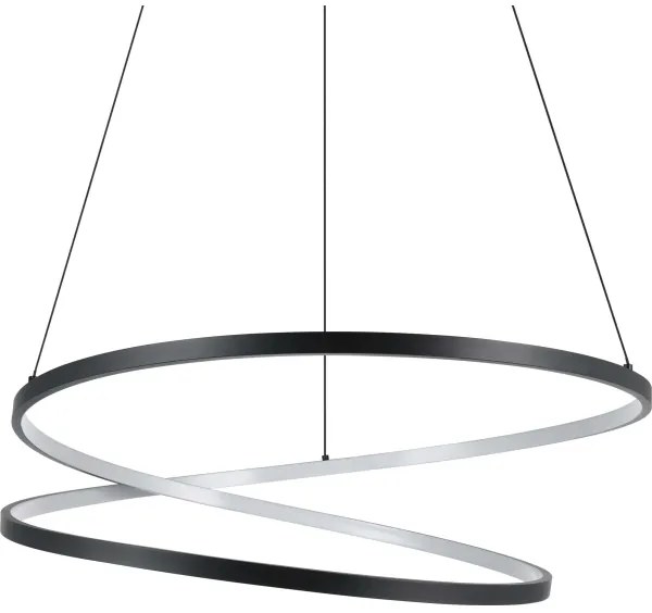 Eglo 901138 - LED Csillár zsinóron RUOTALE LED/42W/230V 3000K fekete