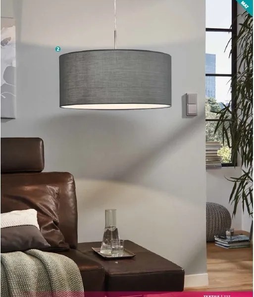 EGLO 31608 MASERLO Ernyős Függesztett Lámpa Cappucino, Nikkel, Arany E27 IP20