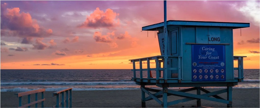 Kép a Santa Monicai strandtól (120x50 cm)