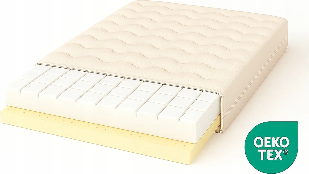 Légáteresztő matrac Latex 80X160 Mikroszálas habszivacs Antibakteriális