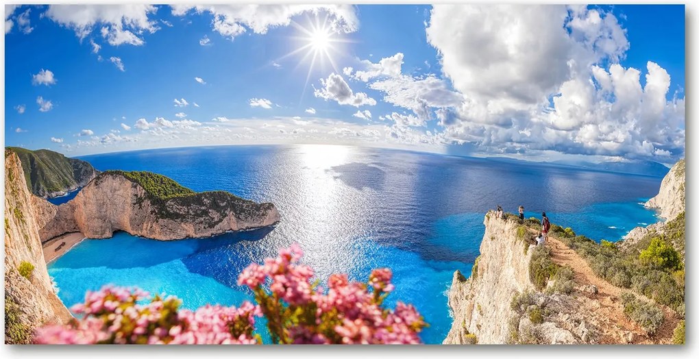 Fotó üvegfestmény Zakynthos Görögország 140x70