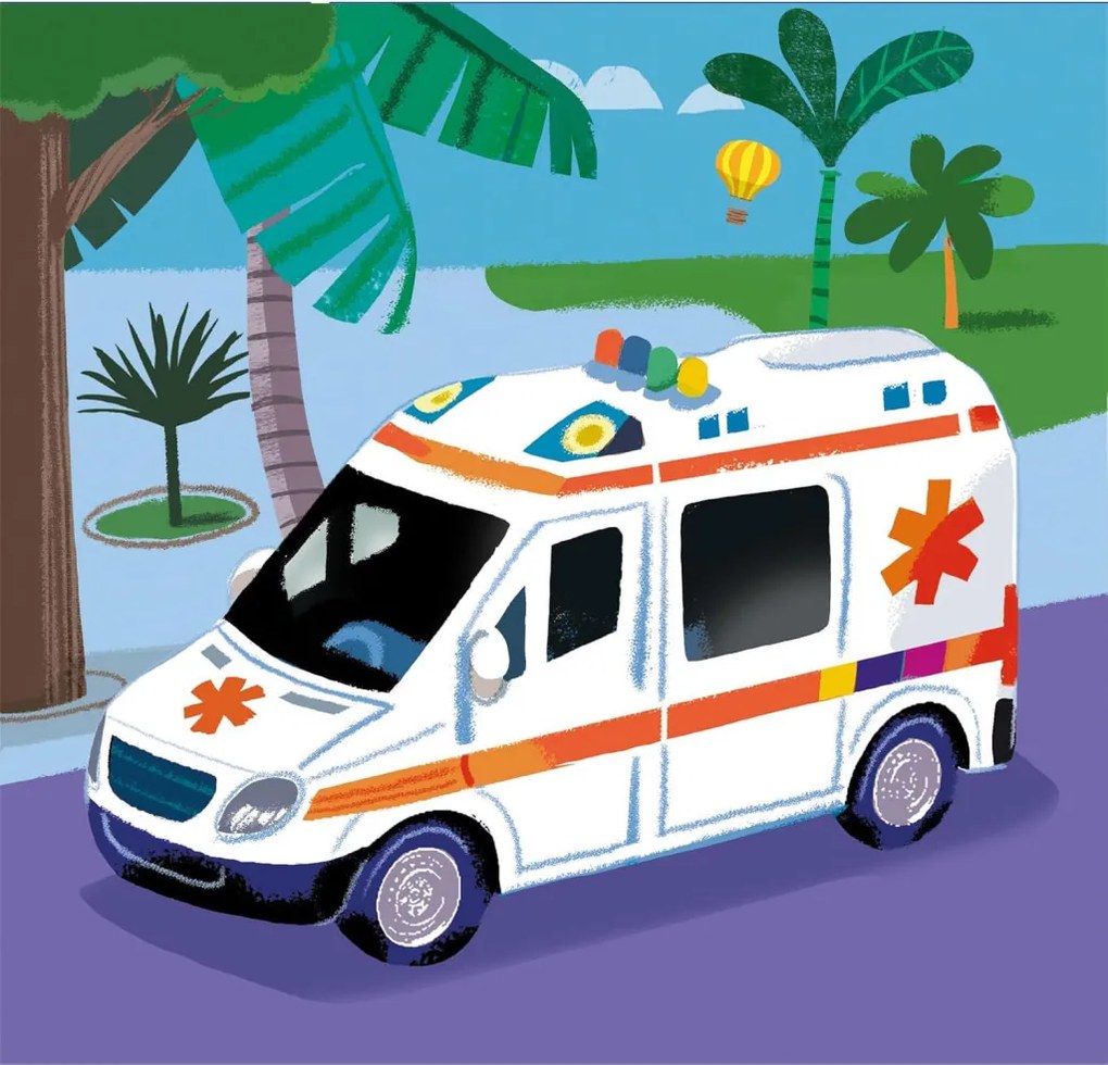 Jármű Rescue 3x48 db-os puzzle Clementoni