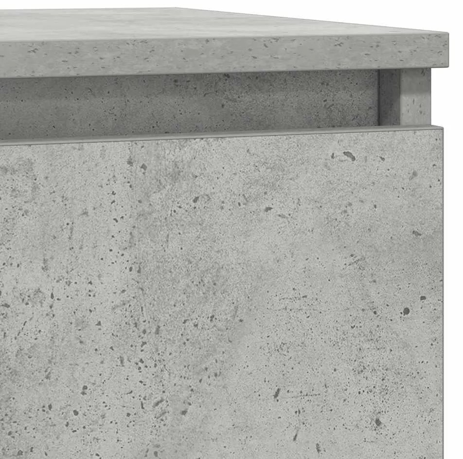 betonszürke szerelt fa tálalószekrény 29,5x34x76 cm
