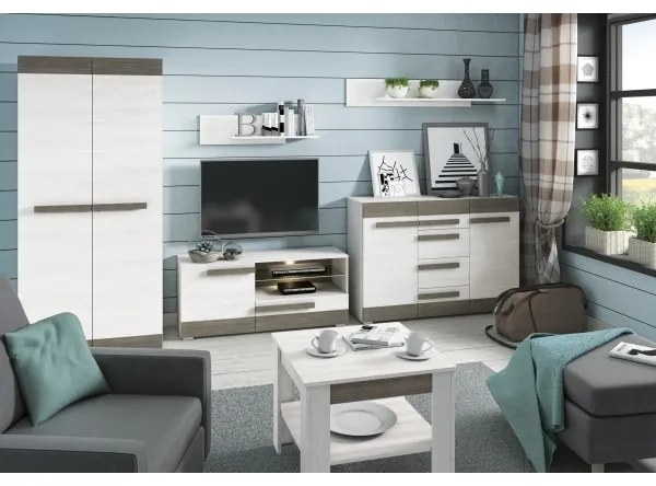 Fali polc SARPA 23x92 cm fehér