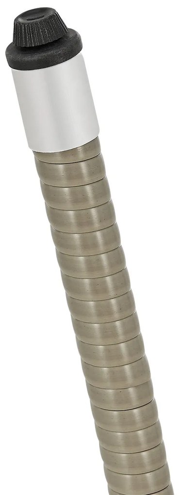 Juskys Rattan kerekasztal Yoro Ø80 cm - szürke