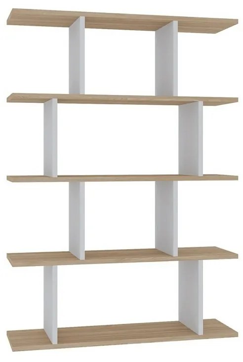 Harmon White and Oak könyvespolc