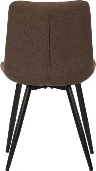 Étkezőszék, barna, szövet, CT-382 BR2