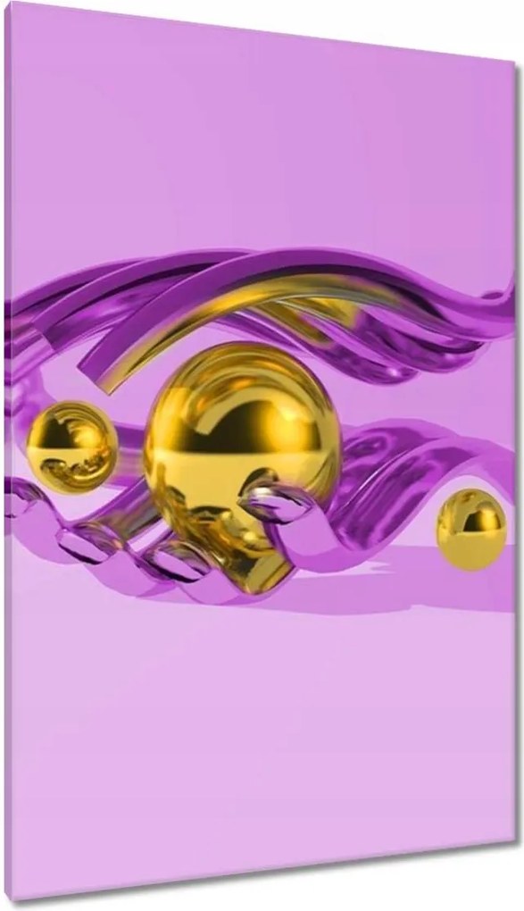 Festmények 80x120 Lila grafika