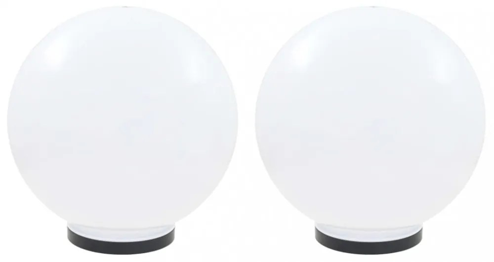 2 db LED gömblámpa 40 cm PMMA
