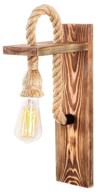 Erebos wooden 1 fali lámpa