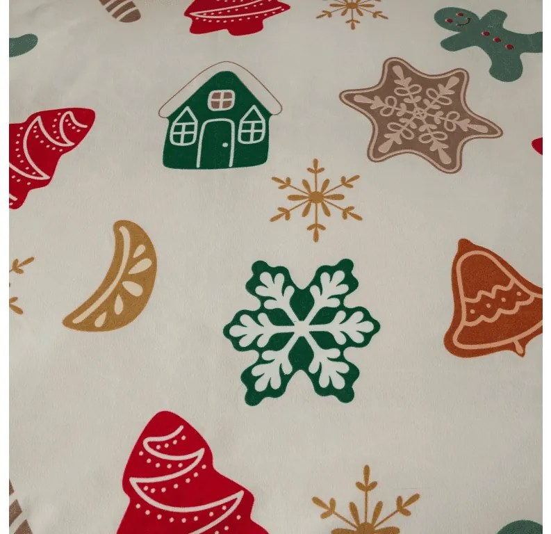 Flanel Mikroszálas ágyneműhuzat HOLLY krém színű Ágyneműhuzat mérete: 2 db 70 x 90 cm | 200 x 220 cm