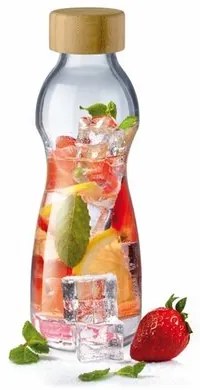 Simax 10080/LB italos palack bambusz fedéllel PureBottle 0,5 l