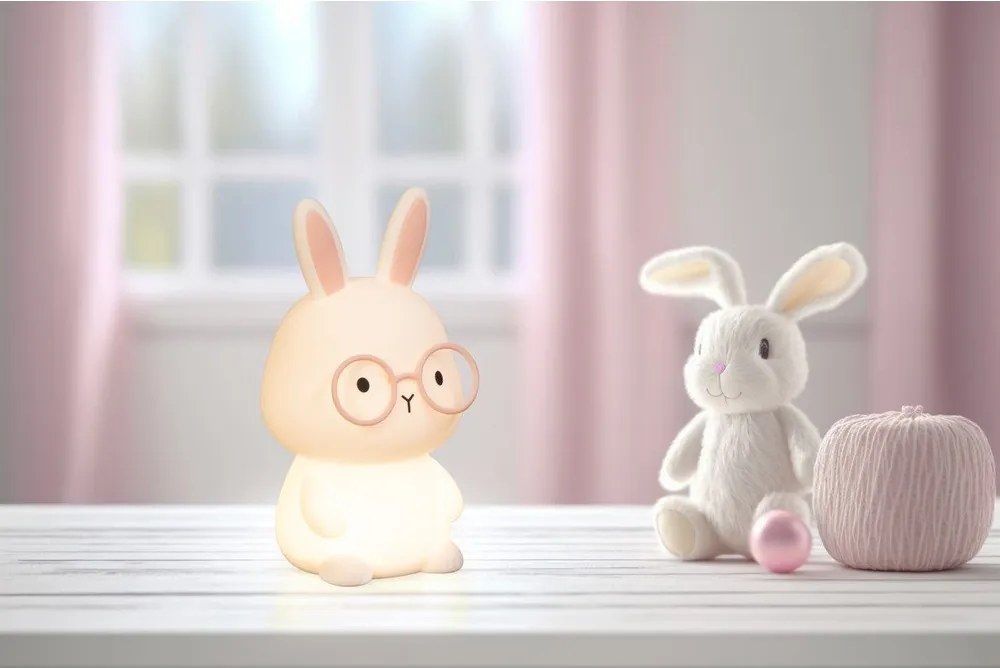 Világos rózsaszín gyerek éjjelilámpa Josie – Fischer &amp; Honsel