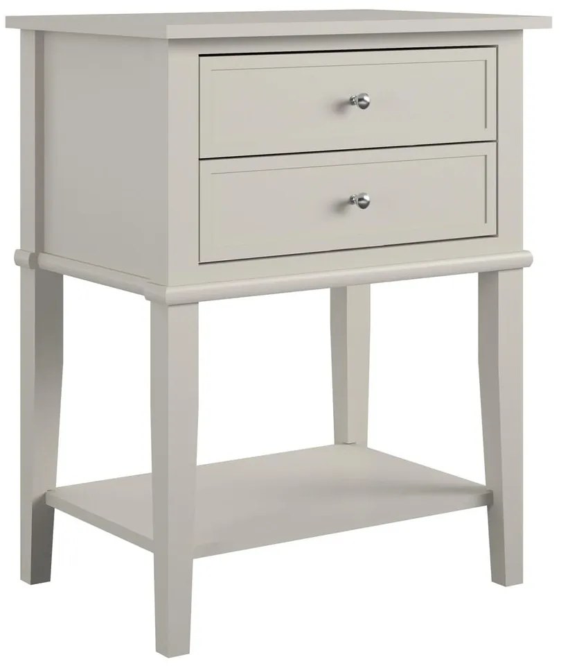 Világosszürke éjjeliszekrény Franklin – Støraa