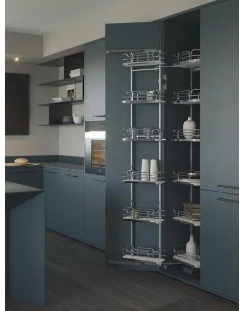 Konyhai fémrács, kamravasalat, 500mm, króm-fehér, csillapított záródás, 12 kosár SIGE, Infinity Line 230A