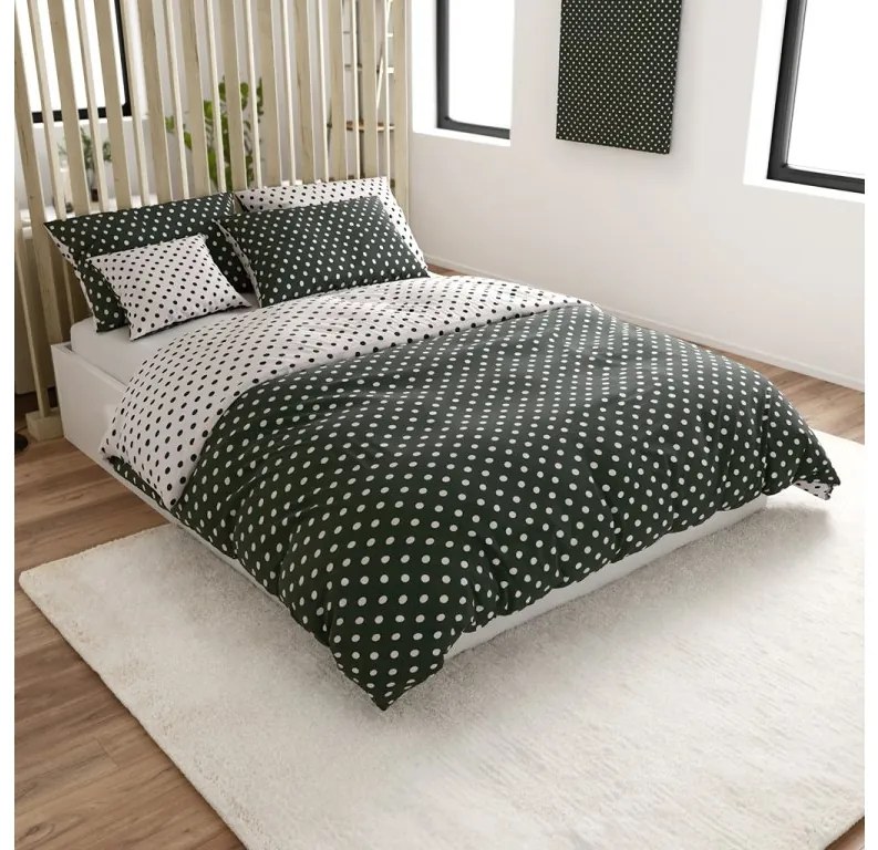 Colam szürke pamut ágyneműhuzat