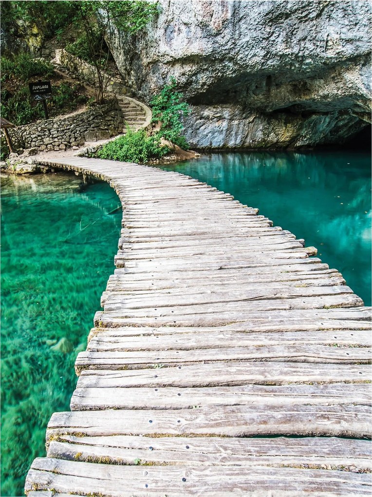 Fotótapéta Híd a tó felett természet harmónia vinil 184x254 +ragasztó