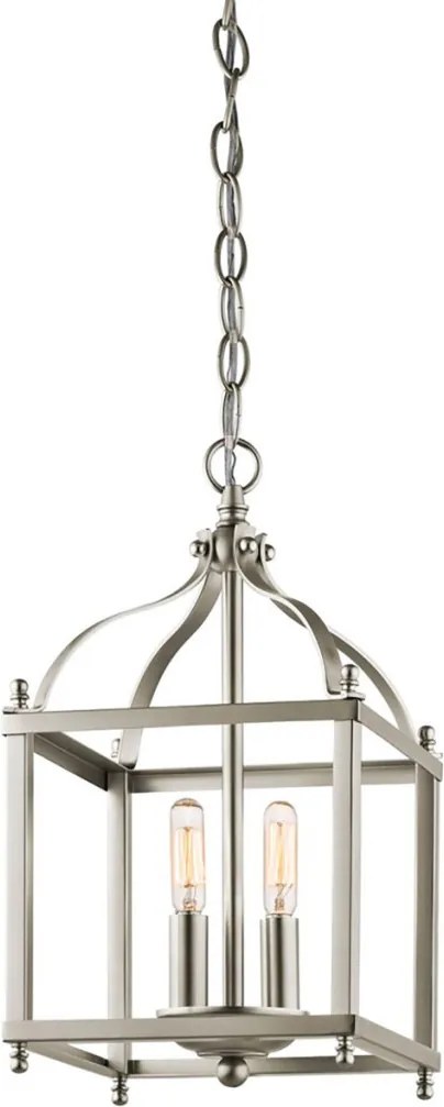 Kichler LARKIN KL-LARKIN-P-S-NI Függőlámpa 2x60W/E14