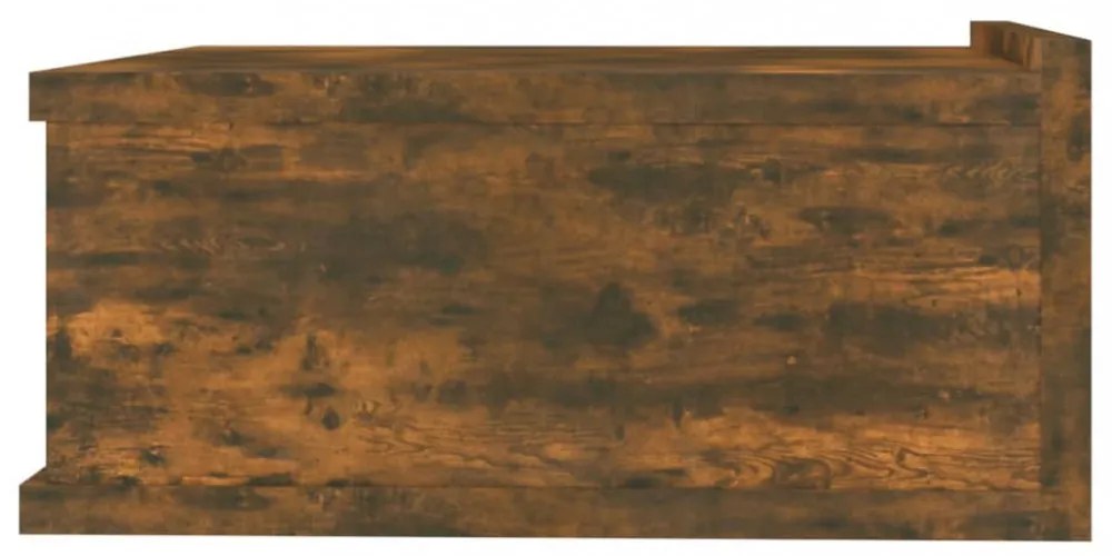 2 db füstös tölgy színű függő éjjeliszekrény 40 x 30 x 15 cm