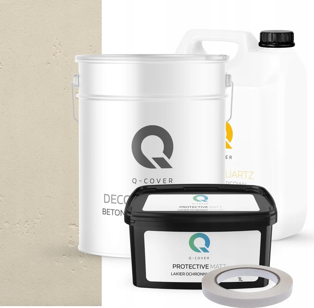 Építészeti Beton Kültéri Szett Bézs Világos F751 19kg 10m2