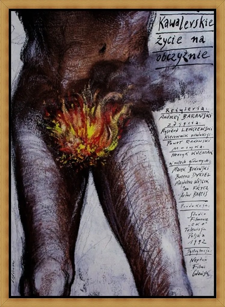 Legénybúcsú Élet a Kárpát-medencében 1992 Poszter Pągowski Original B1