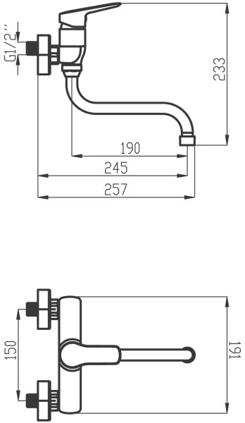 Novaservis - Mosdó/mosdócsap METALIA fényezett króm