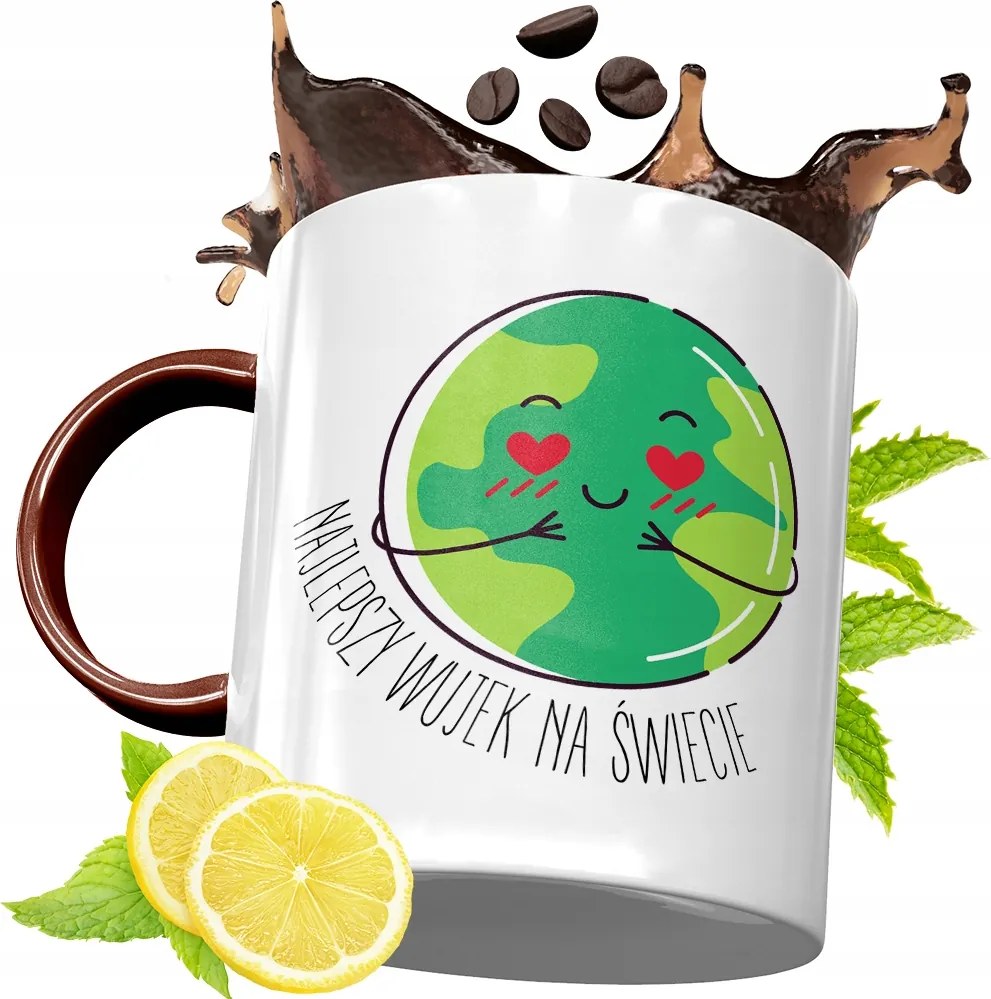 Bordó Bögre Bácsinak Születésnapi Ajándék fényképes nyomtatással