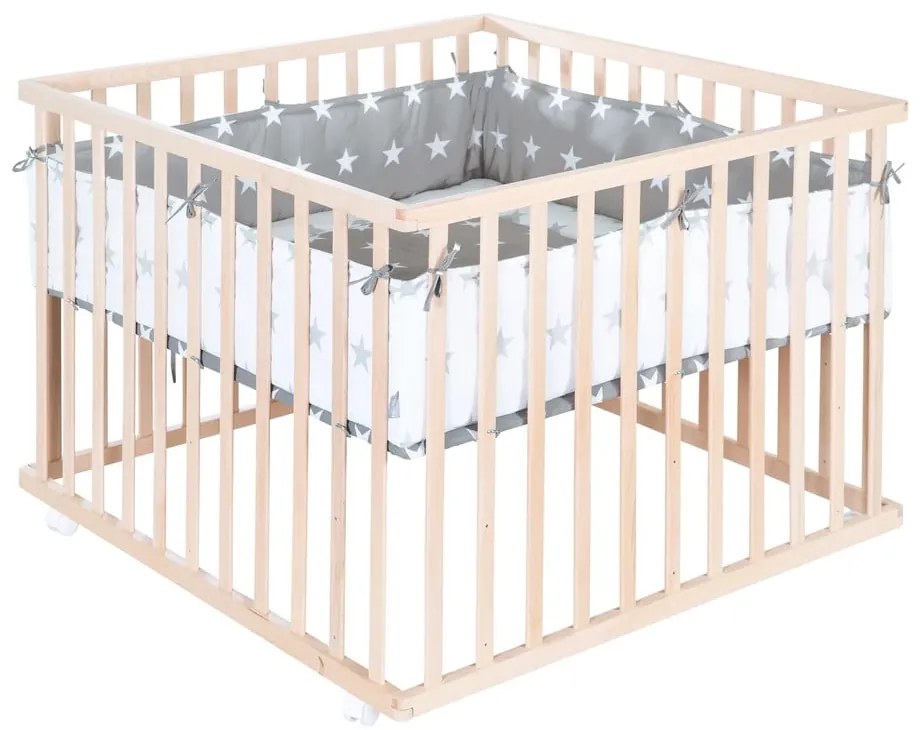 Natúr színű járóka 100x100 cm – Roba