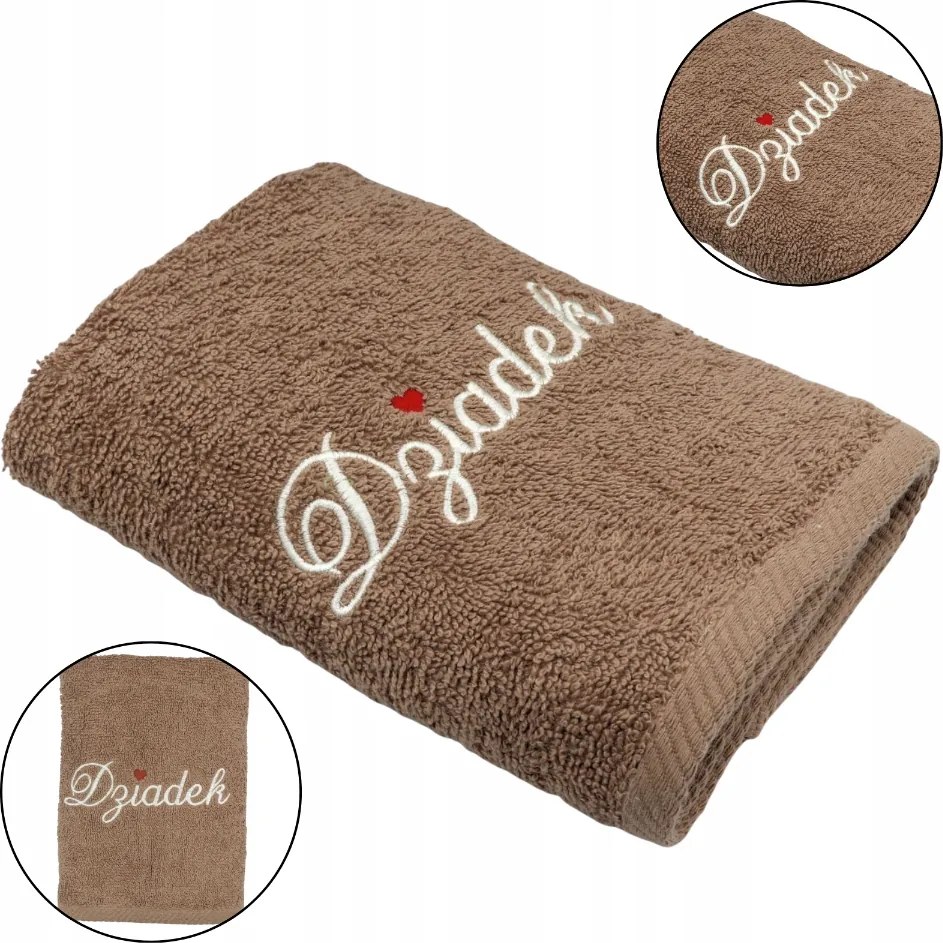 Törölköző Ajándék Nagyszülők Napjára 100% Pamut Törölköző Nagyszülőknek 50X100 CM