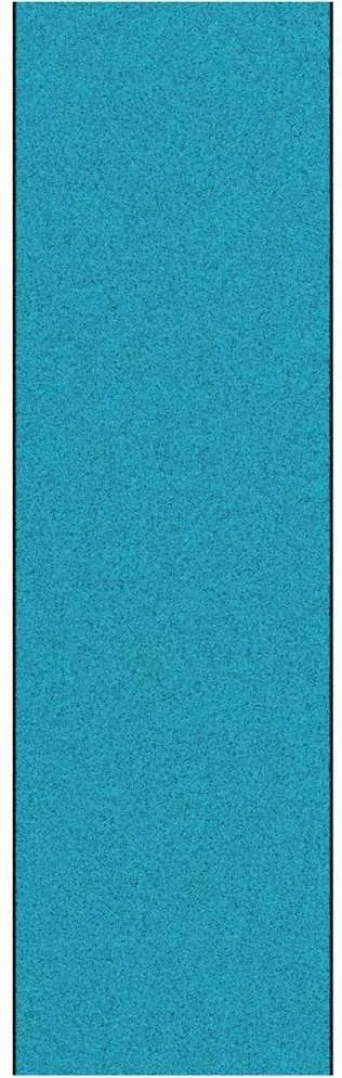 vidaXL Ajtószőnyeg Egyéb Cián és Fekete 120 x 400 cm Poliamid és PVC