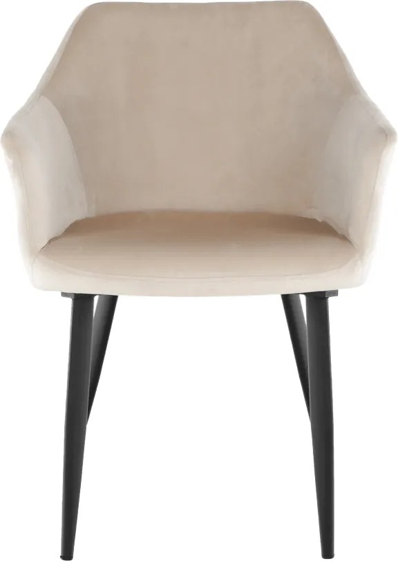 Szék, szövet bézs/fekete lábak, ODOVEL